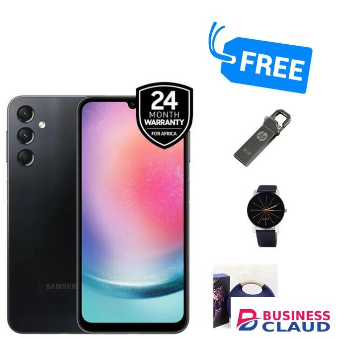 Samsung Galaxy A24 4G, 6.5" (128GB + 4GB) (Dual SIM)(50MP+13MP)SUPER AMOLED & FREEBIES