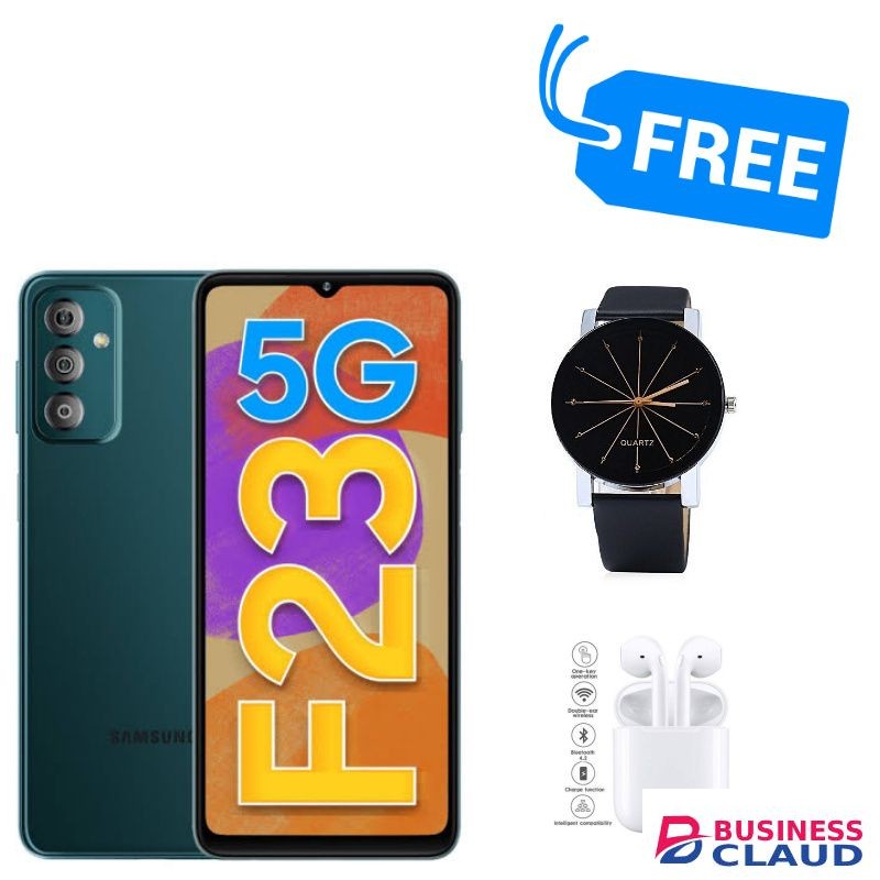Samsung Galaxy F23 5G, 6.6",(128GB + 6GB)(Dual SIM),,GRN,WATCH & BUDS