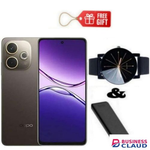 Oppo A5 Pro, Display 6.67", Storage 256GB ROM + 8GB RAM, 4G (Dual Sim) 5800mAh, Brown+ Power Bank & Watch