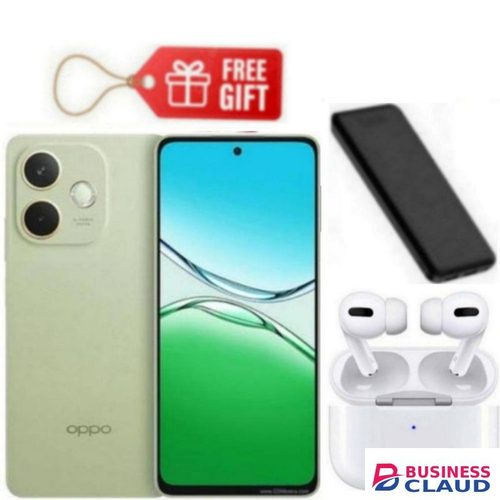 Oppo A5 Pro, Display 6.67", Storage 256GB ROM + 8GB RAM, 4G (Dual Sim) 5800mAh, Green+ Power bank & Air pods