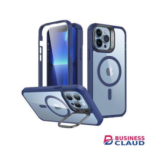 For iPhone 14 Pro Case, Compatible with MagSafe, Built-in Stash Stand Phone Case