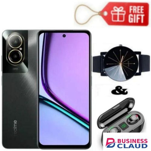 Realme C67, 6.72'' Display, Storage 256GB ROM+ 8GB RAM- (Dual Sim), 4G, 5000mAh Battery,108M, Black + Free Gifts