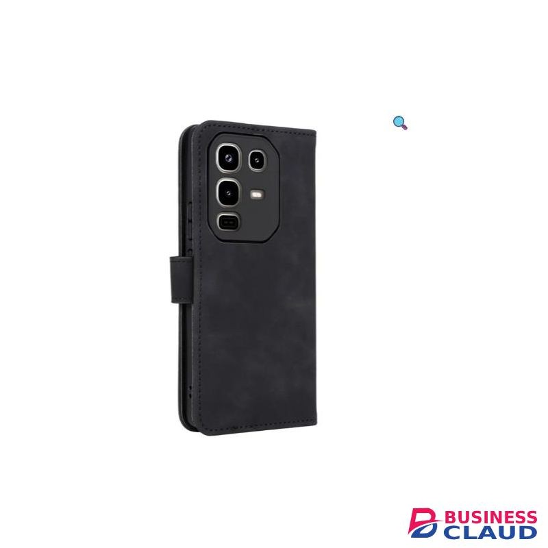 Infinix Hot 50 Pro Plus Phone Case Retro Leather Flip Wallet Cover with Magnetic Closure, Shockproof Protection and Built-in Card Storage