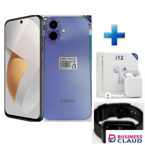 Corn C17 Pro Max //64GB Storage +5(2+3Extended ) RamUnlocked Cell Phone, Android 6.6"HD +WATERDROP SCREEN 13MP Main Camera,8mp Front Camera 5000mAh Dual SIM, Face ID //WZ//- Free WPod