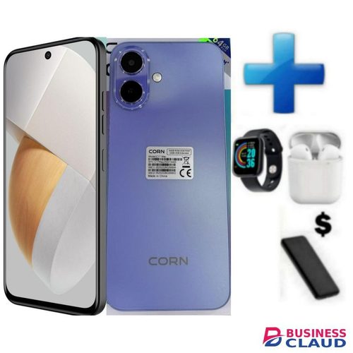Corn C17 Pro Max //64GB Storage +5(2+3Extended ) RamUnlocked Cell Phone, Android 6.6"HD +WATERDROP SCREEN 13MP Main Camera,8mp Front Camera 5000mAh Dual SIM, Face ID //WZ//- Free SWPBP