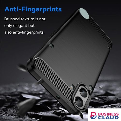 Nothing Phone CMF 1 Back Cover, Slim Shockproof Anti-Slip Grip Soft Rubberized Back Cover Case for Nothing Phone CMF 1 (Black)