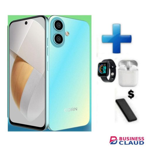 Corn C17 Pro Max //64GB Storage +5(2+3Extended ) RamUnlocked Cell Phone, Android 6.6"HD +WATERDROP SCREEN 13MP Main Camera,8mp Front Camera 5000mAh Dual SIM, Face ID - Free SWPBP