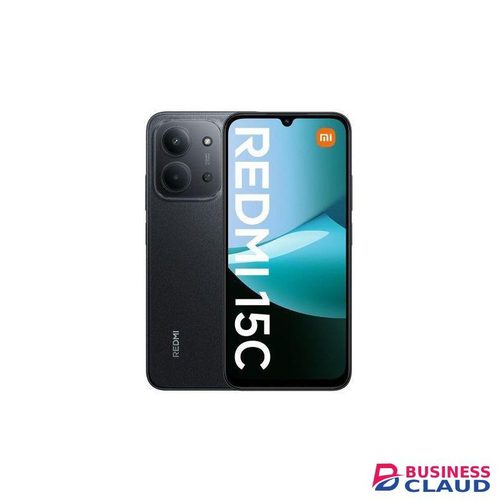 XIAOMI Redmi 15C, 6.9'',up to 16GB Extended RAM+ 256GB Storage, Battery: 6000 mAh,1 YEAR WARRANTY - Black + Powerbank & Web Watch