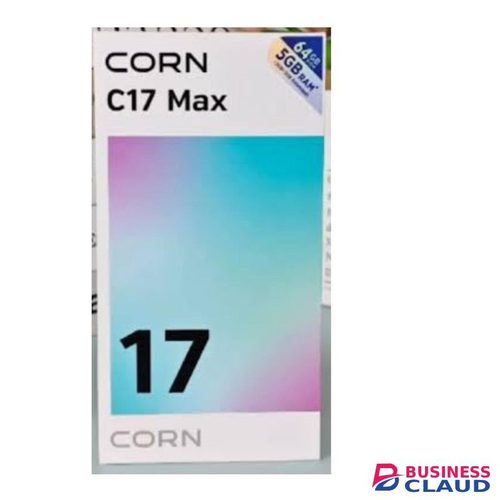 Corn C17 Pro Max //64GB Storage +5(2+3Extended ) RamUnlocked Cell Phone, Android 6.6"HD +WATERDROP SCREEN 13MP Main Camera,8mp Front camera 5000mAh Dual SIM, Face ID, smart Phone - Black