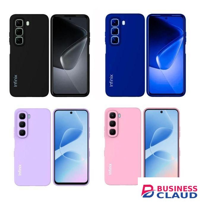 Infinix Hot 60 Pro+ (Plus) Original liquid silicone Phone Case/Cover, Blue