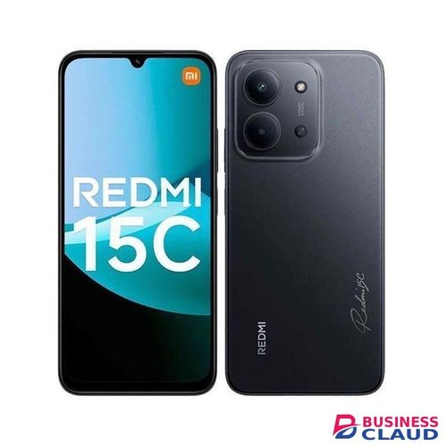 Redmi 15C 256GB Storage Upto 16(8+8)GB Ram 6.9'' 50MP Main Cam +8MP front 6000mAh 33W Fast Charger -BLACK(1 YEAR WARRANTY) +FREE GIFTS(POWERBANK+PROTECTOR+COVER+EARPHONES)