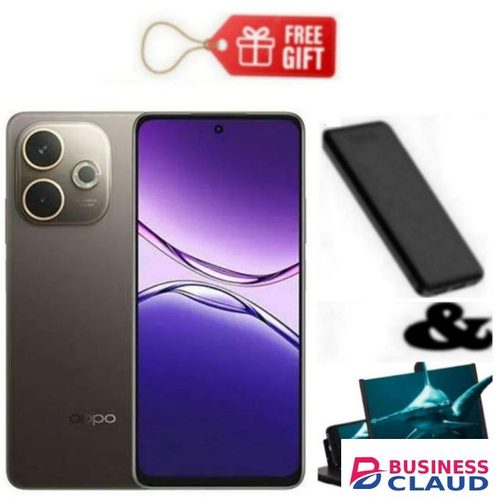 Oppo A5 Pro, Display 6.67", Storage 256GB ROM + 8GB RAM, 4G (Dual Sim) 5800mAh, Brown+ Power bank & Magnifier