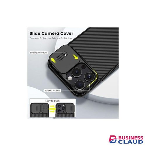 Nilkin For IPhone 16 Pro Case With Slide Camera Cover, Upgraded Camera Lens Protection Slim Shockproof Protective Phone Case For IPhone 16 Pro