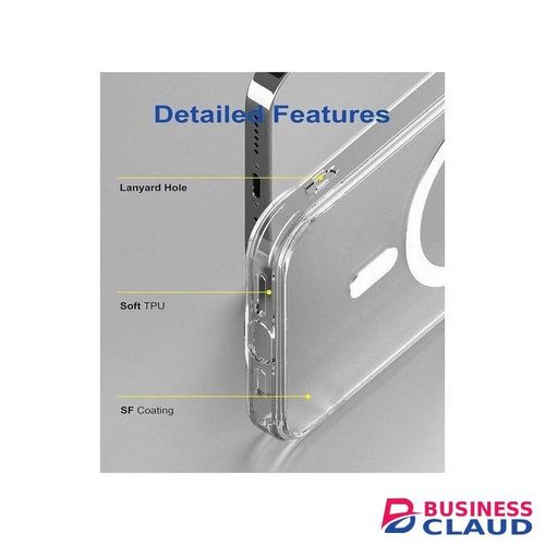 For iPhone 16 Pro Max Case Clear, (Compatible with Magsafe)Anti-Yellowing-Military-Grade Protection Shockproof Slim Phone Case for iPhone 16 Pro Max 6.9 inch