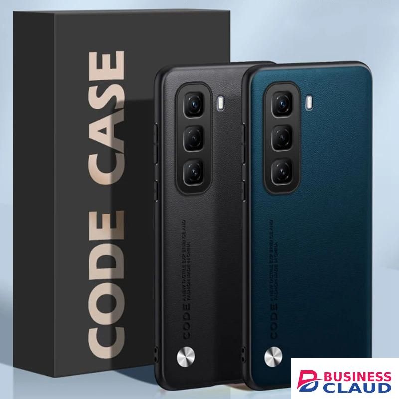Luxury PU Leather Case For Infinix Hot 50 Pro Plus 4G Back Cover Matte Silicone Full Protection Phone Case For Hot 50 Pro Plus4G