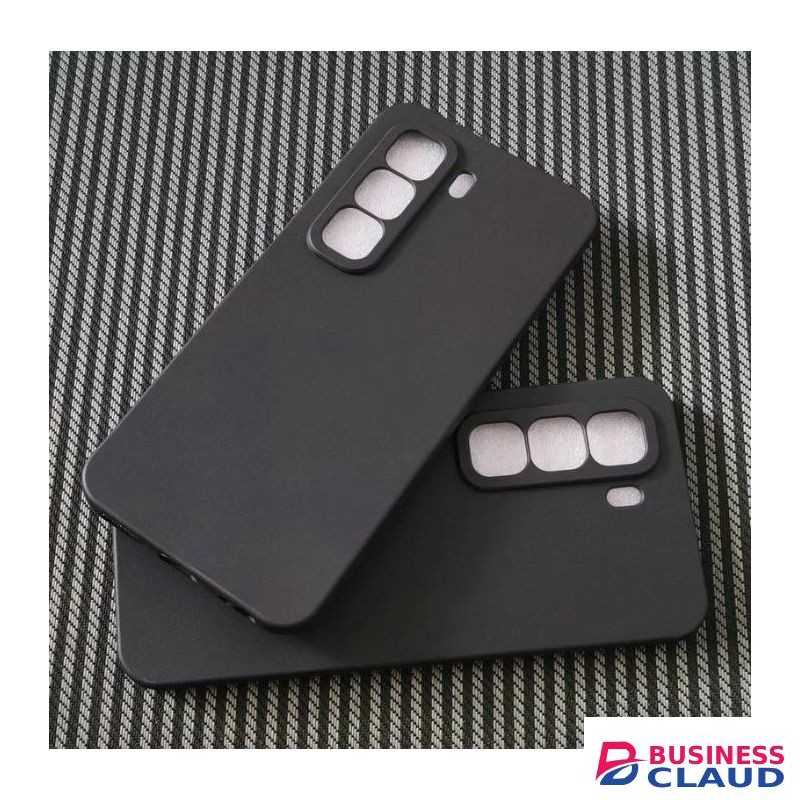 Infinix Hot 60i TPU Phone Cover/Case Compatible with Hot 60i, Slim Shockproof Soft Cover with Anti-Scratch Design and Precise Cutouts for Full Protection (Black)