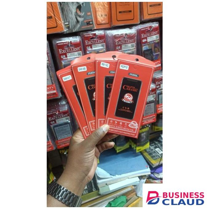 Ceramic Privacy Glass for Infinix Hot 9 Play