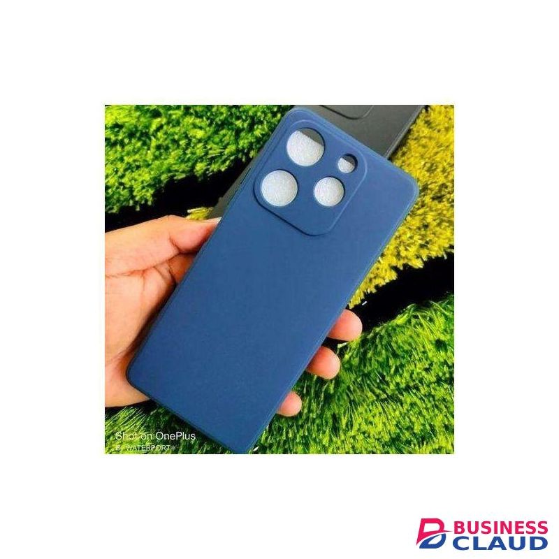 silicone back cover for INFINIX HOT 30 -BLUE