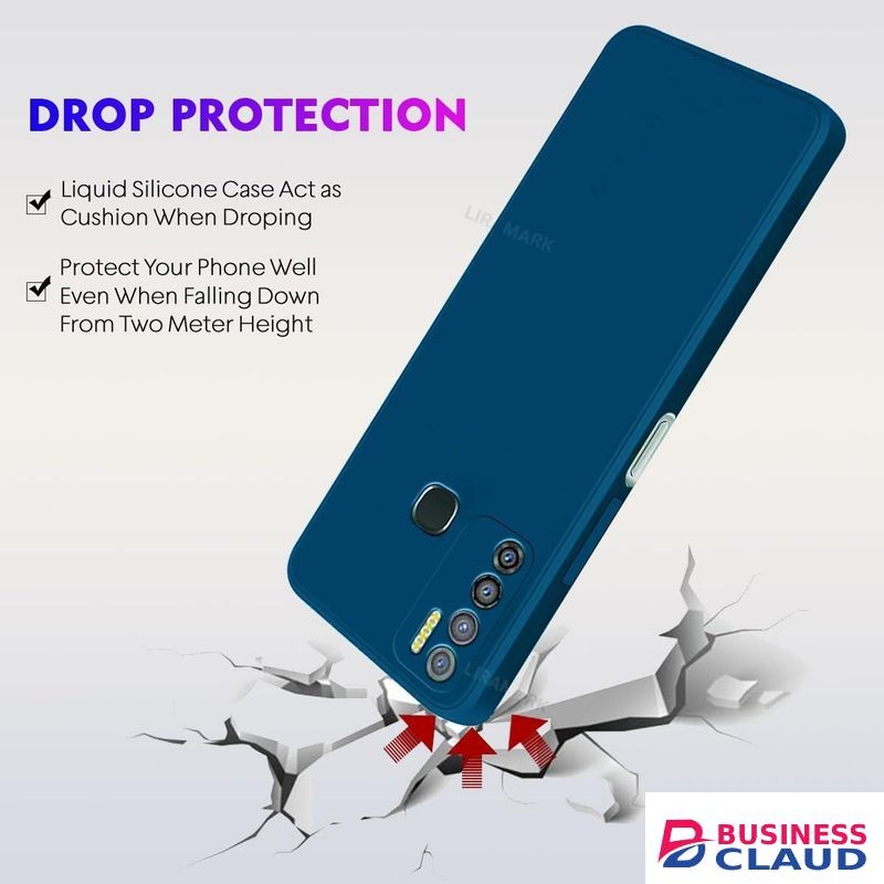 Quality Infinix Hot 9 Shockproof Original Silicone Cover Case - Durable, Slim & Stylish