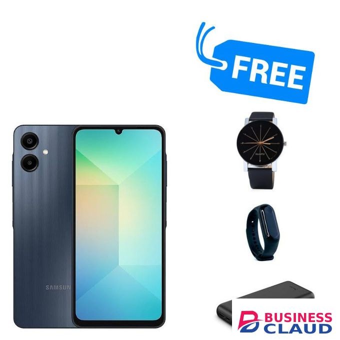 Samsung GALAXY A06,4GB RAM +64GB ROM,DUAL SIM,5000MAH,FREE WATCHES & POWERBANK
