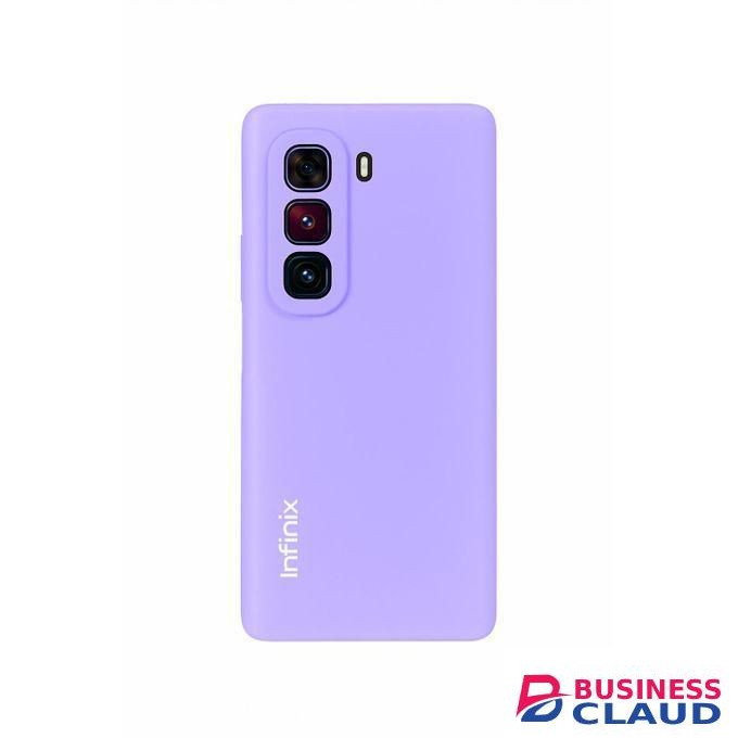 Soft Silicone Slim Fit Cover Anti-Scratch Shockproof Case for Infinix Hot 50 - Purple