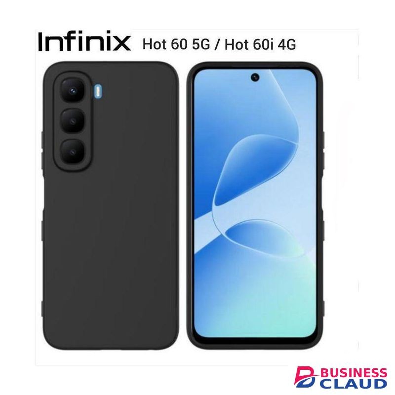 infinix hot 60i silicone soft back cover/Case bnr