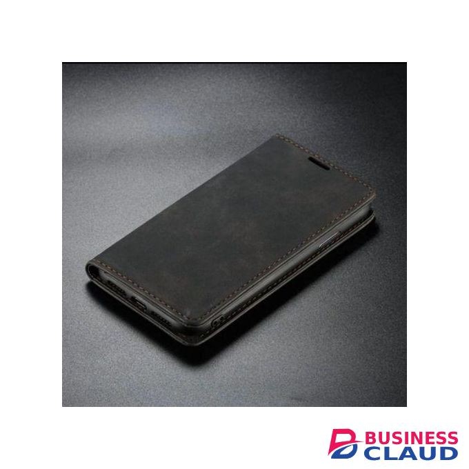 Wallet Black Retro Leather All-Round Protection Flip Cover Case For Infinix Hot 30 Play