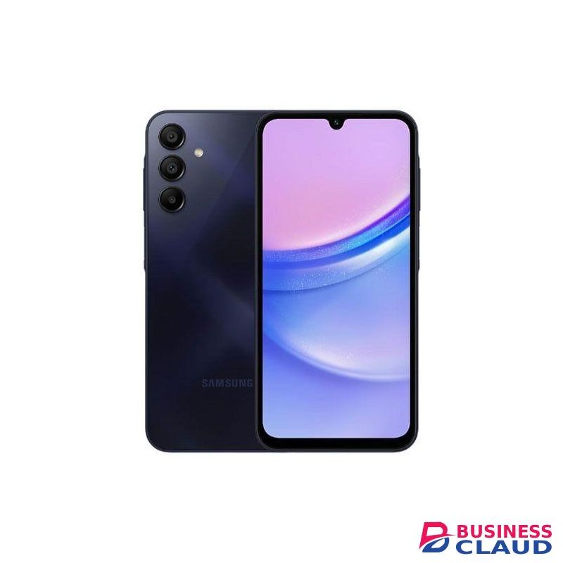 Samsung GALAXY A15, 6.5'', 4GB RAM + 128GB ROM, DUAL SIM, 50MP, 5000mAh - Black + Smart Watch & Phone Holder
