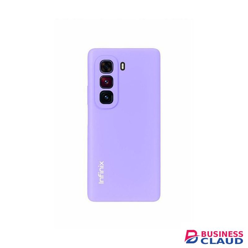 Soft Silicone Slim Fit Cover Anti-Scratch Shockproof Case for Infinix Hot 50 Pro - Purple