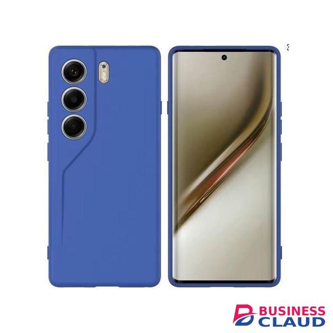 Soft Silicone Back Cover for Infinix Hot 9 - Blue, anti-fingerprint, anti-scratch, durable silicone case