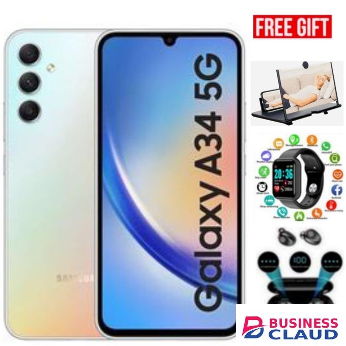 Samsung A34 5G, 6.6", 128GB + 6GB RAM (Dual SIM), 5000mAh, ADSF