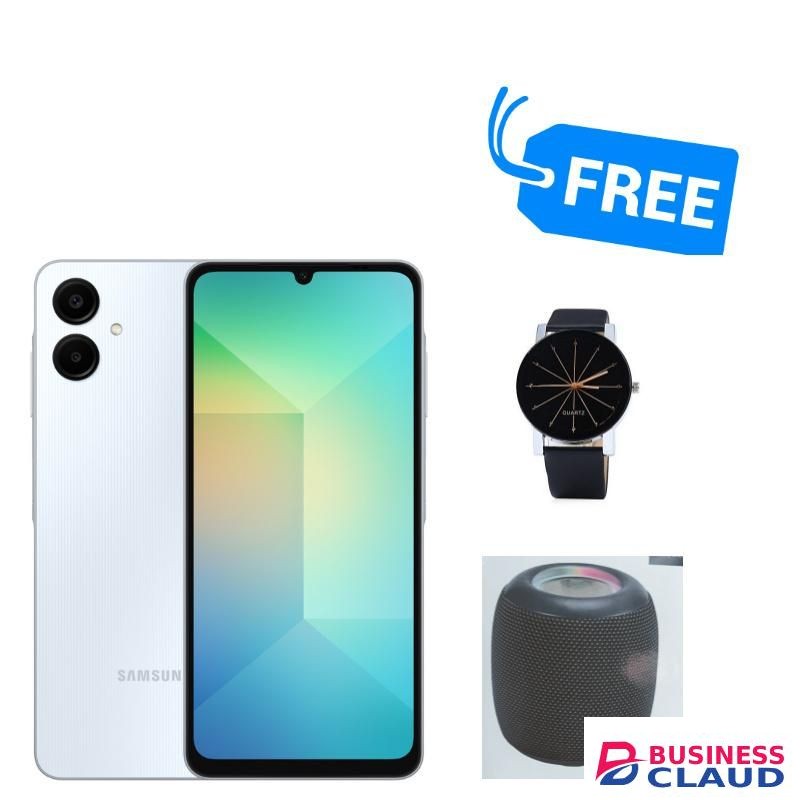 Samsung GALAXY A06,6.7" INCHES DISPLAY,DUAL SIM,4GB RAM +128GB ROM,WATCH & SPEAKER
