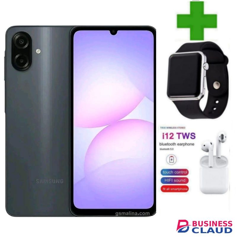 Samsung A07 DISPLAY 6.7 INCHES 4GB RAM + 64GB ROM DUAL I12 WATCH