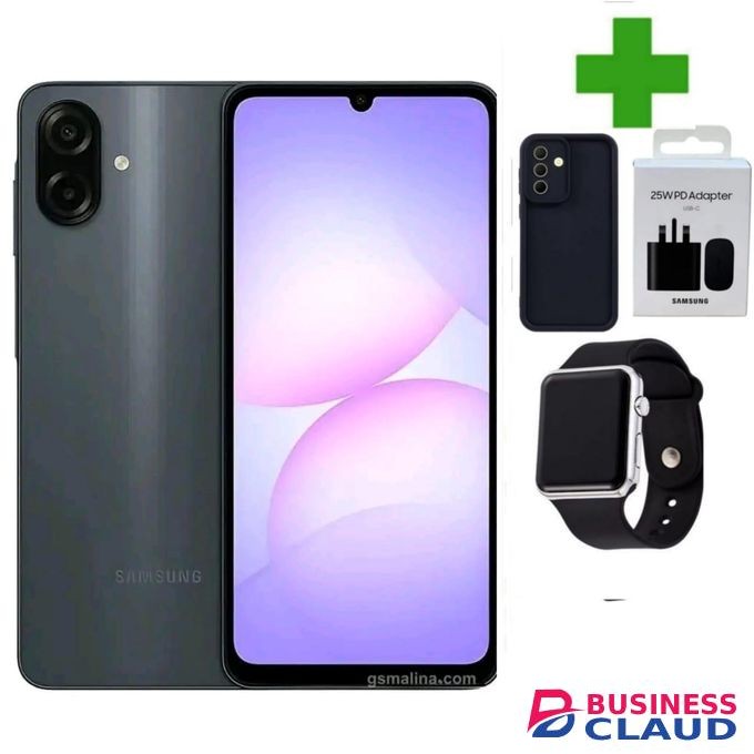 Samsung A07 DISPLAY 6.7 INCHES 4GB RAM + 64GB ROM DUAL ADAPTER WATCH2