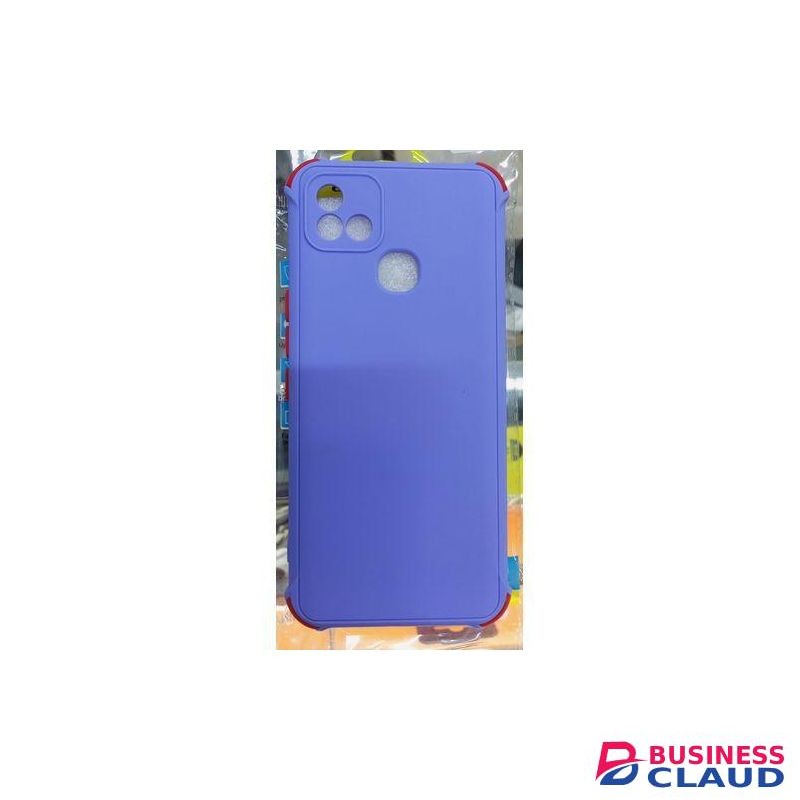 INFINIX Hot 10i, Blue Silicone Fashion Cover Case.