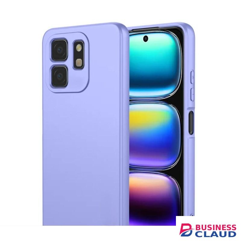 Soft Silicone Slim Fit Cover Anti-Scratch Shockproof Case for Infinix Hot 50i - Purple