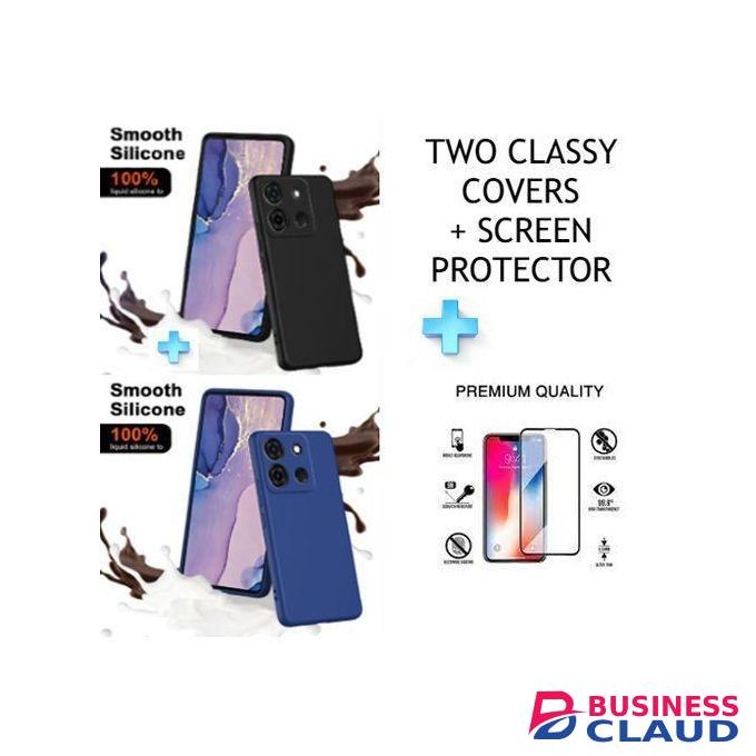 Infinix Hot 30 Play 2 Classy Fashion Covers + Screen Protector.