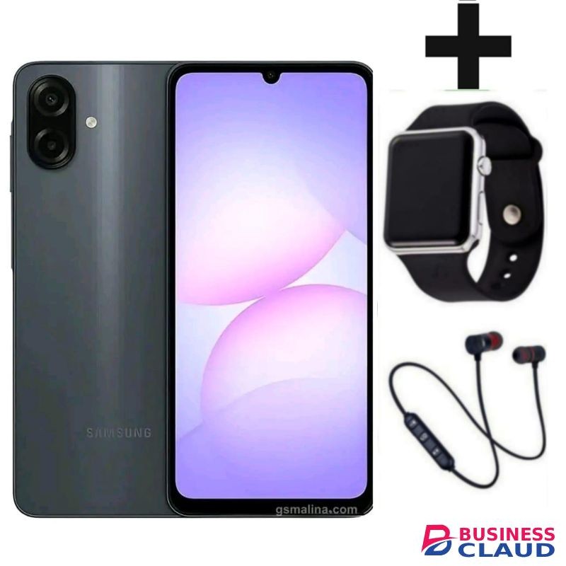 Samsung A07 DISPLAY 6.7 INCHES 4GB RAM + 128GB ROM DUAL SIM PLUS WATCH SPORT