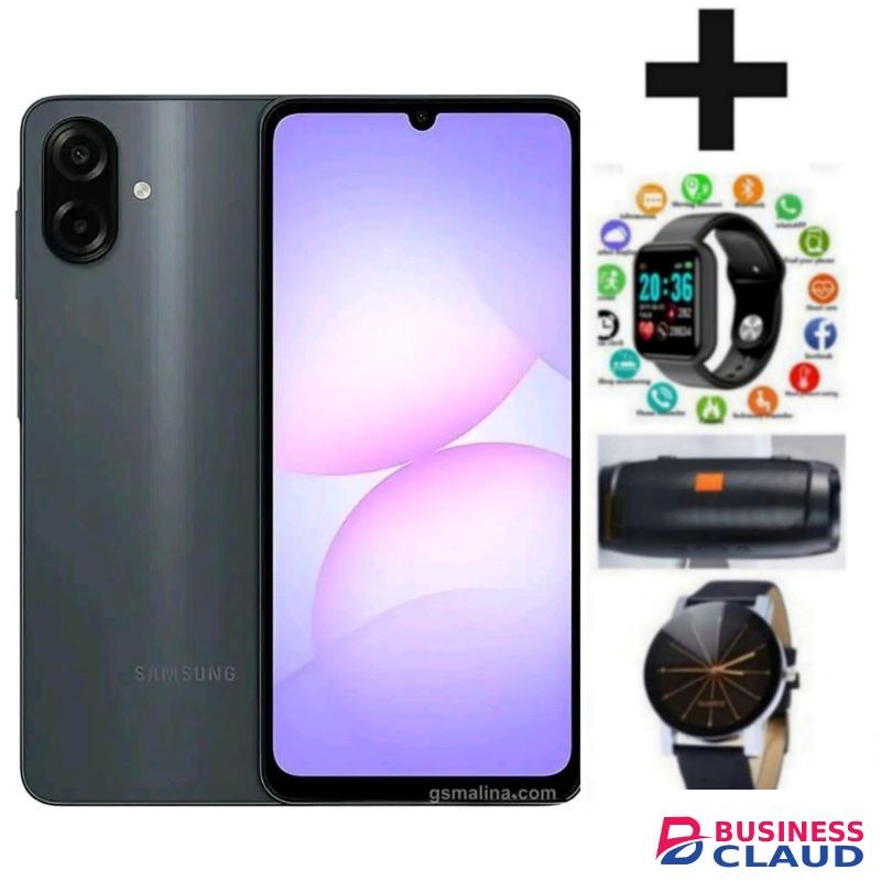 Samsung A07 DISPLAY 6.7 INCHES 4GB RAM + 128GB ROM DUAL SIM PLUS WATCH
