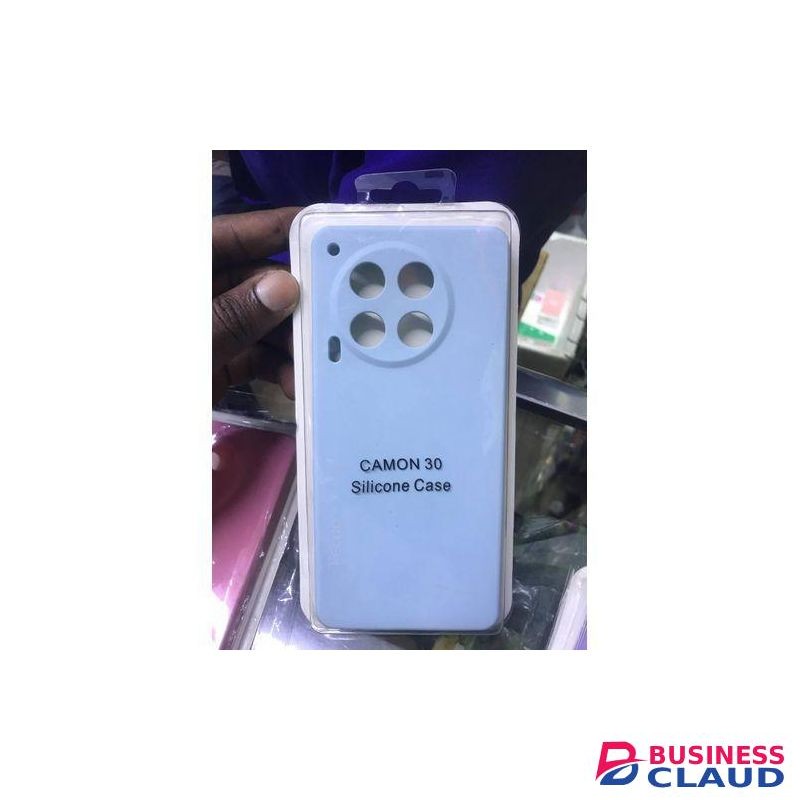 Soft Silicone Back Cover for Infinix Hot 8 - Light Blue, anti-fingerprint, anti-scratch, durable silicone case