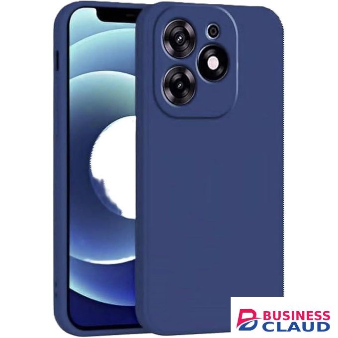 Soft Silicone Back Cover for Infinix Hot 40i - Maroon, anti-fingerprint, anti-scratch, durable silicone case