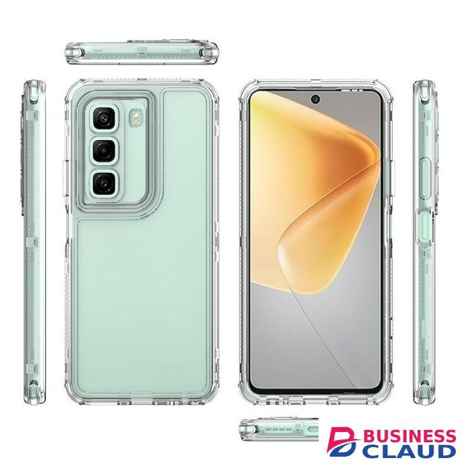 Ultra-Slim Premium Transparent Clear Case Cover for Infinix Hot 50 – Transparent Anti-Yellowing Shockproof TPU