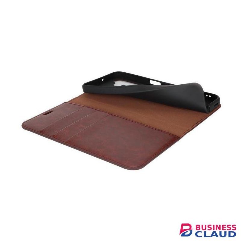 Infinix Hot 60i Luxury Leather Flip Wallet Magnetic Cover Case - Brown