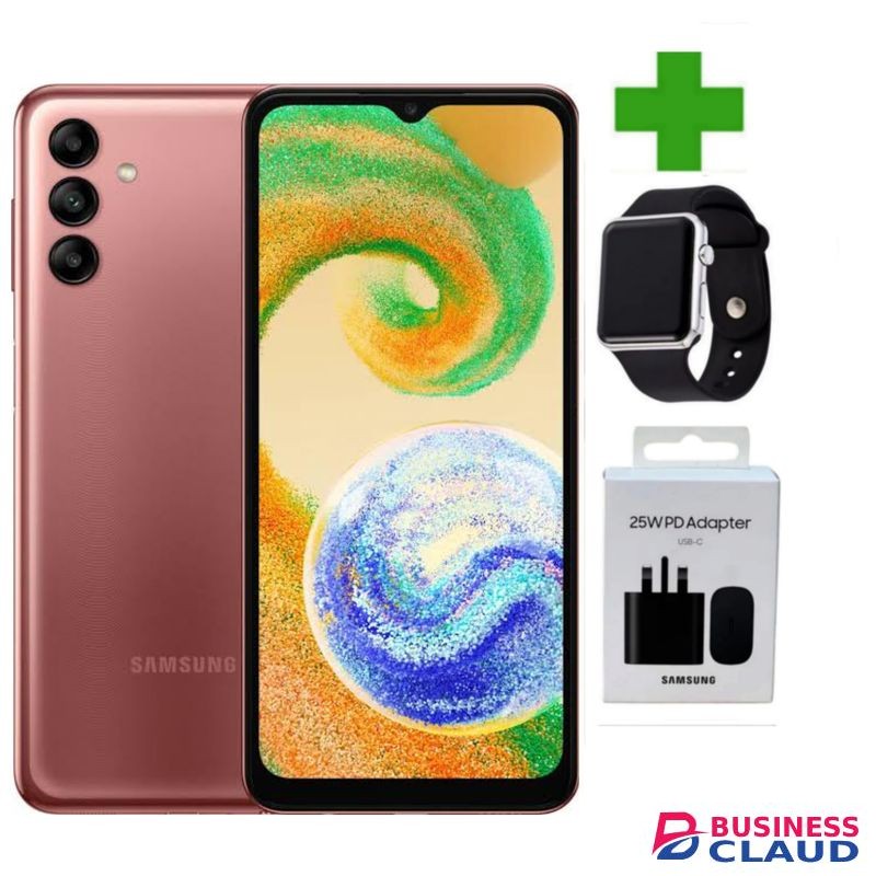 Samsung Galaxy A04s, 6.5", 128GB + 4GB (Dual SIM), 50MP 5000mAh, Adapter WATCH