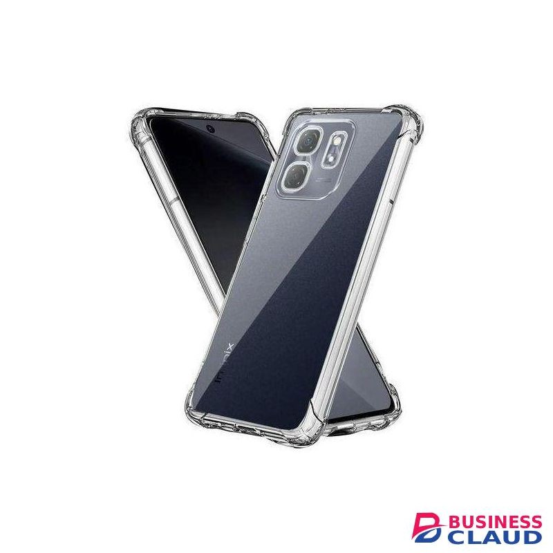 Infinix Hot 50i Crystal Clear Case – Anti-Yellow, Slim Fit, Shockproof Transparent Protective Cover