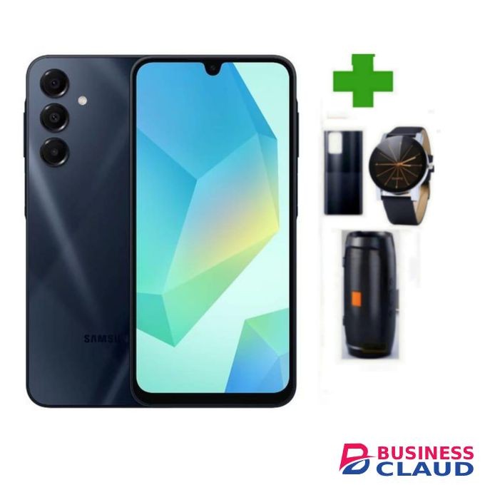 Samsung A16, 6.7", 128GB + 4GB RAM (Dual SIM), 5000mAh, Black,cover,web Watch,speaker