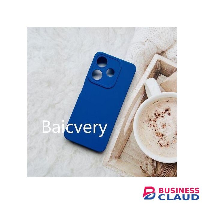 Infinix Hot 30i Silicone Fashion Classy Cover Case - Blue.