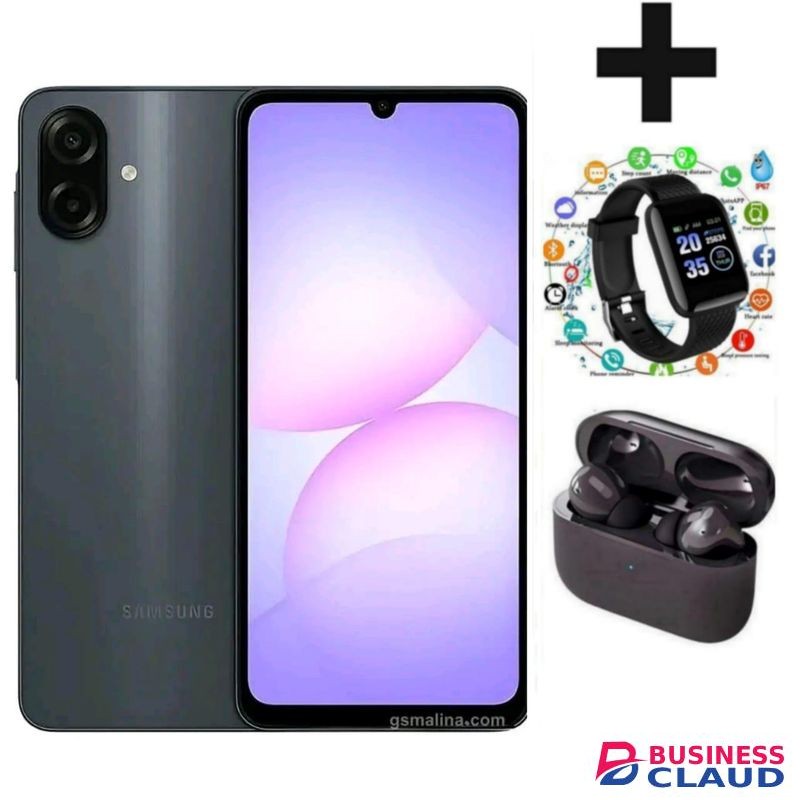 Samsung A07 DISPLAY 6.7 INCHES 4GB RAM + 64GB ROM DUAL PODS WATCH