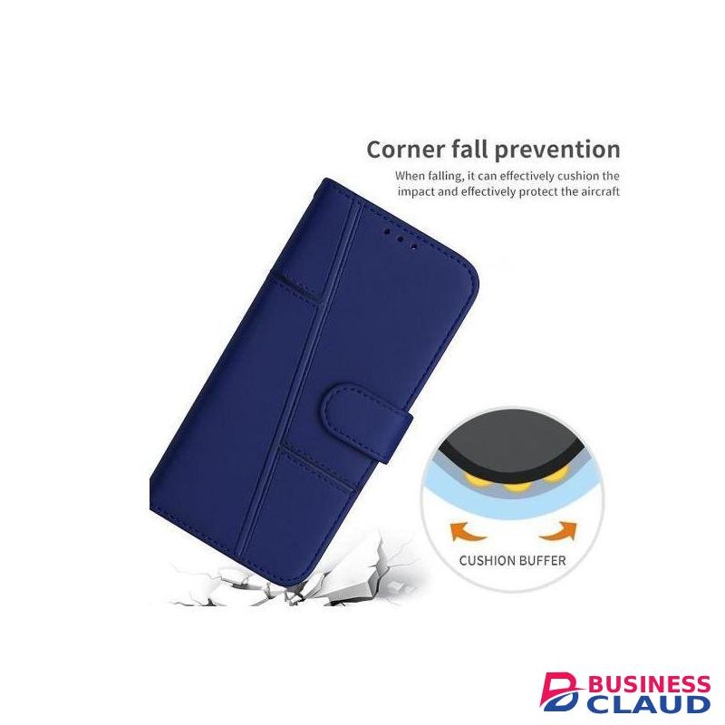 Richboss Premium Flip Wallet Leather Case for Infinix HOT 30i Stylish Book Cover with Card Slots and Full Protective Design - Elegant Blue Leather