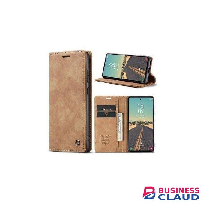 Caseme Infinix hot 60 Pro Plus(+) Case Wallet Cover Shockproof Flip Stand Leather Case brown
